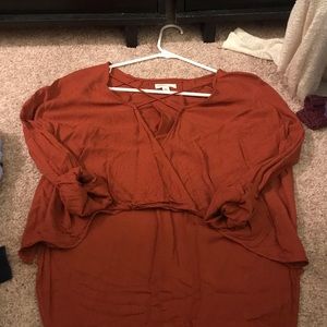 High-low shirt